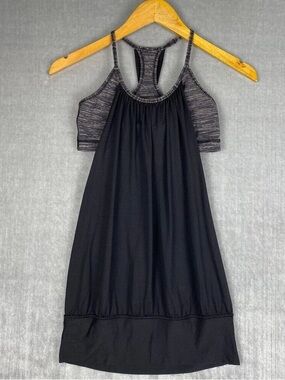 lululemon athletica Black & Heathered Gray Muscle Tee Tank